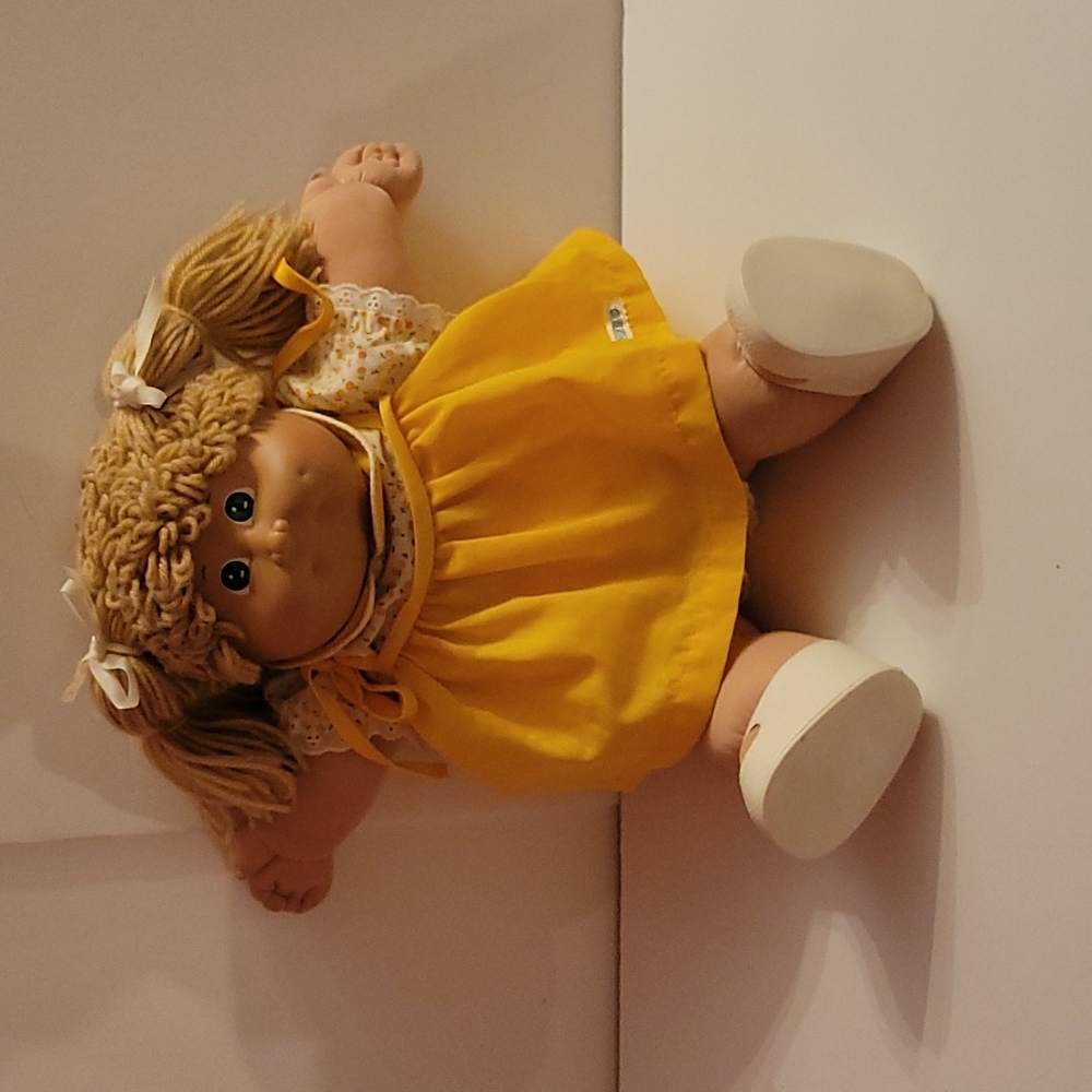 Kacie Margaret who was born on 10/1/1955 Cabbage Doll she is signed by her maker